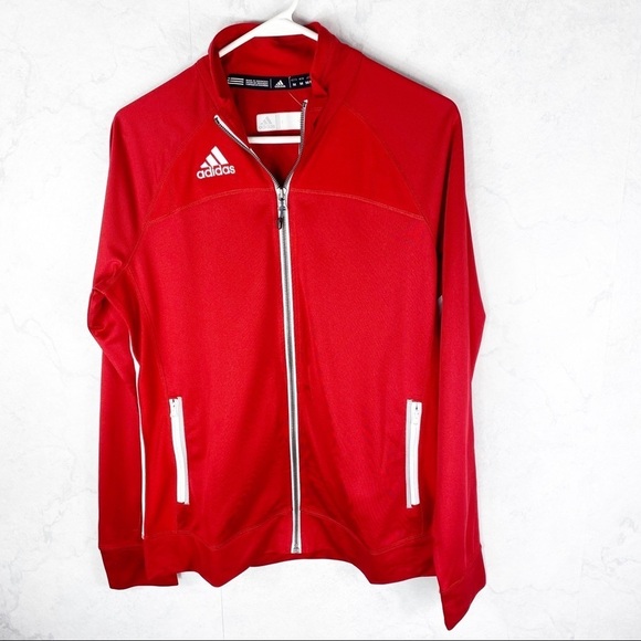 [Adidas] Red Utility Warm-Up Jacket - Picture 2 of 4